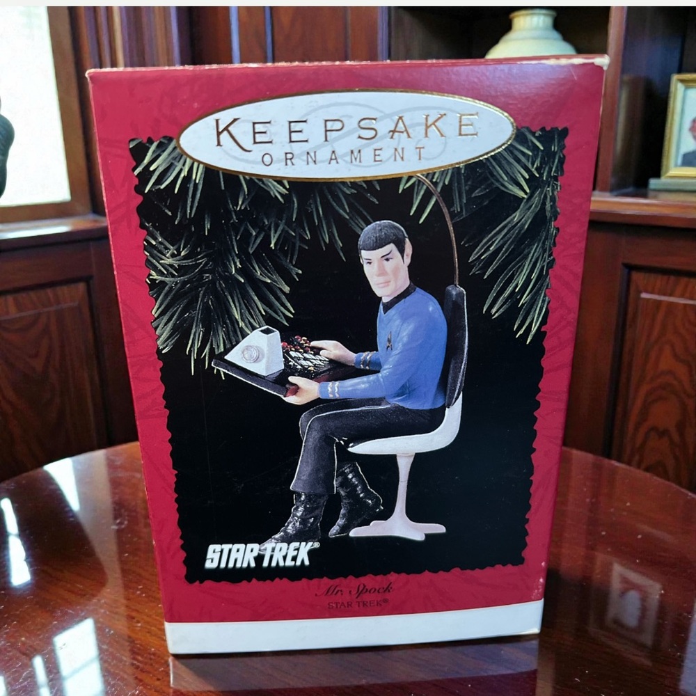 Hallmark Star Trek Mr‎ Spock Keepsake Ornament Handcrafted 1996